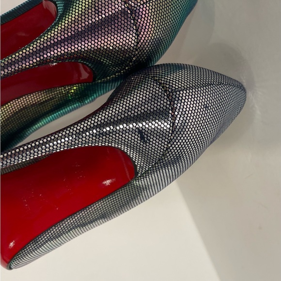 Christian Louboutin Tissu Scarabe So Kate 120 Pumps Size 361/2 - Picture 12 of 14